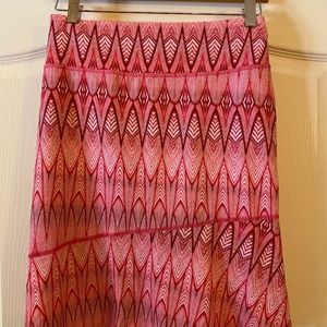 Prana Deedra Skirt Azalea Feather Size XL